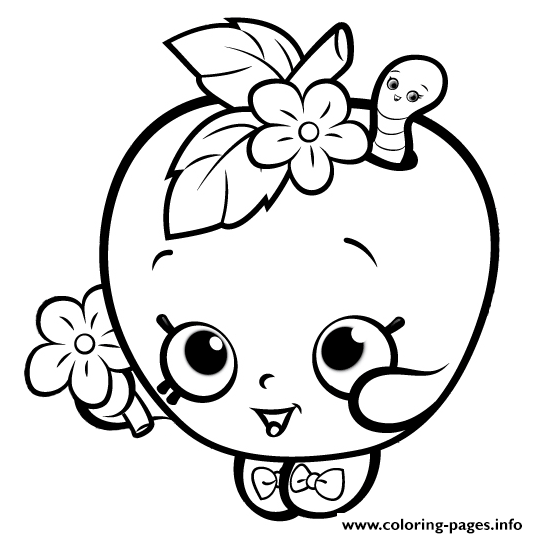 Cute Shopkins Coloring Pages Printable