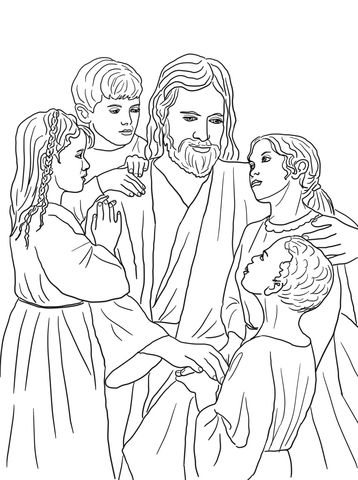 Jesus Christ Coloring Pages For Kids