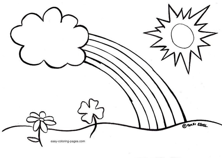 Children's Easy Coloring Pages For Kids