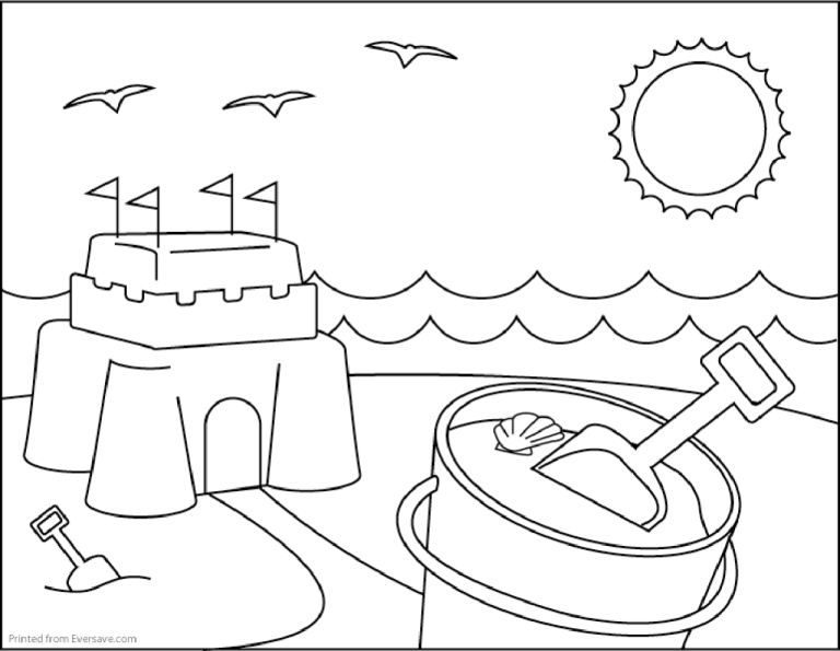 Printable Summer Coloring Sheets For Kids