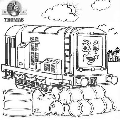 Thomas The Train Coloring Pages Online Free