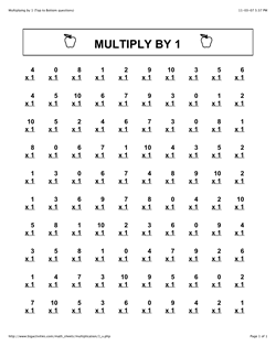 Free Printable Third Grade Grade 3 Printable Multiplication Worksheets