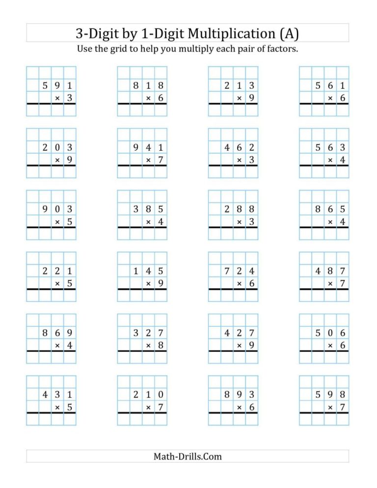 Multiplication Table Of 2 And 3 Worksheets