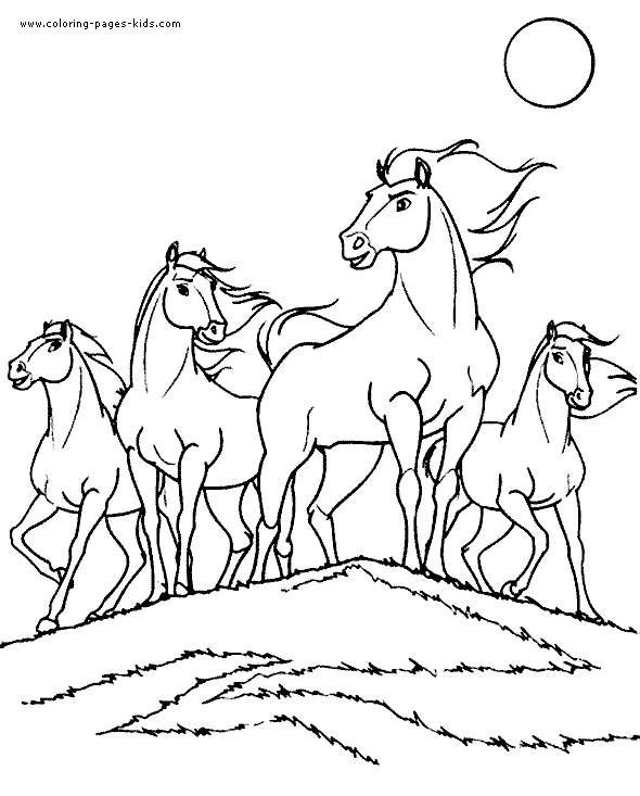 Horse Coloring Pages For Kids Free