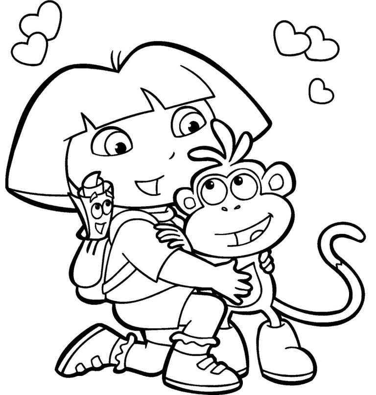 Dora Colouring