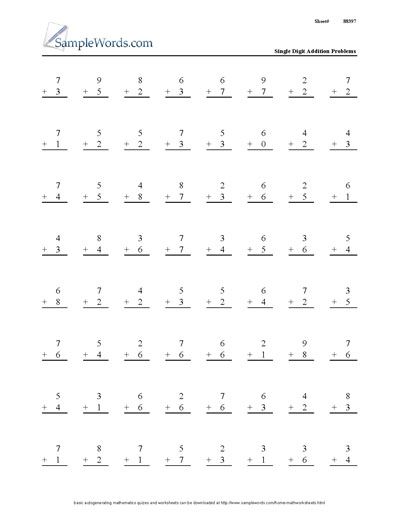 Multiplication Practice Worksheets