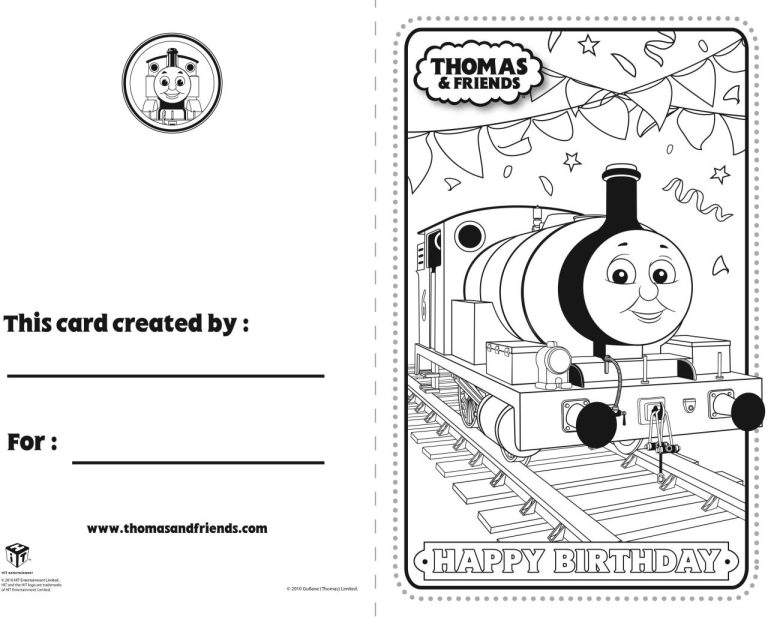 Thomas Coloring Pages