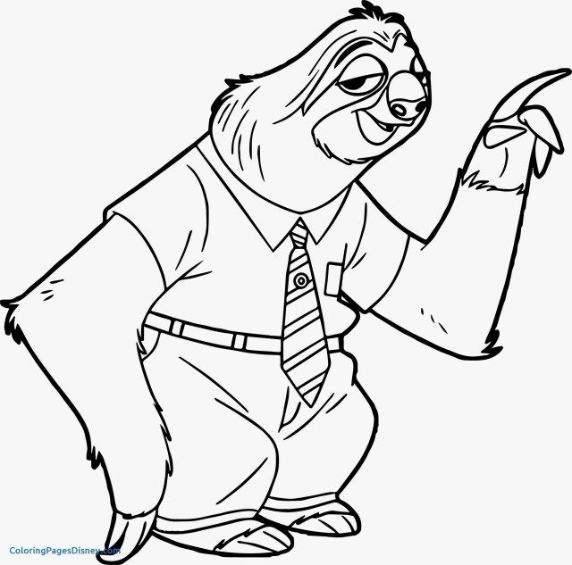 Zootopia Coloring Pages