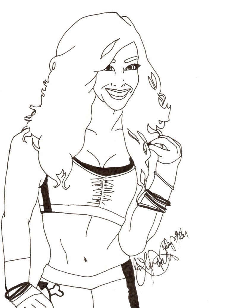 Wwe Coloring Pages