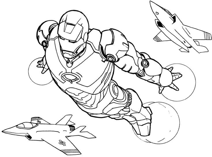 Iron Man Coloring Pages