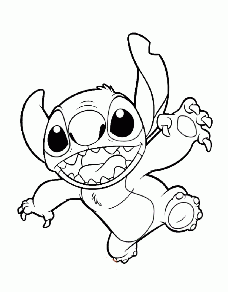 Stitch Coloring Pages