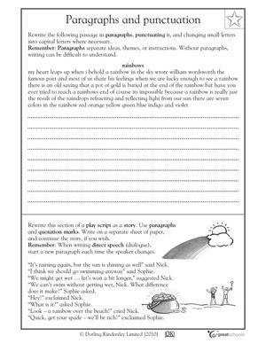 5th Grade Writing Worksheets