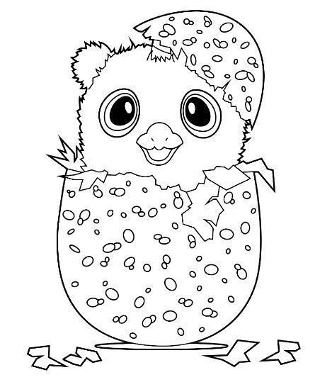 Hatchimals Colouring Pages