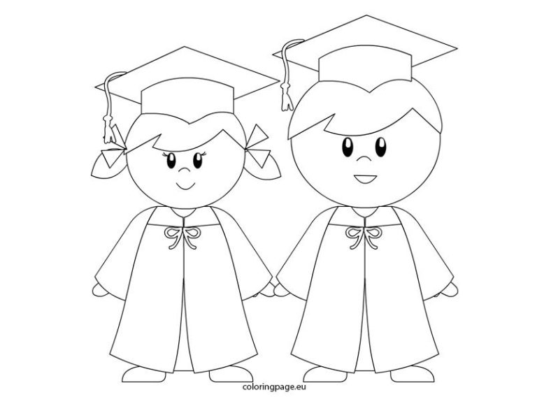 Graduation Coloring Pages