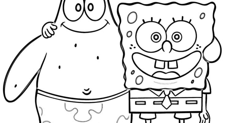 Spongebob And Patrick Coloring Pages