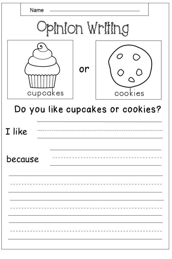 First Grade Writing Worksheets Free Printable