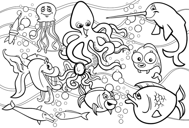 Sea Life Coloring Pages