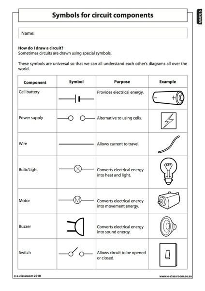 Circuits Worksheet