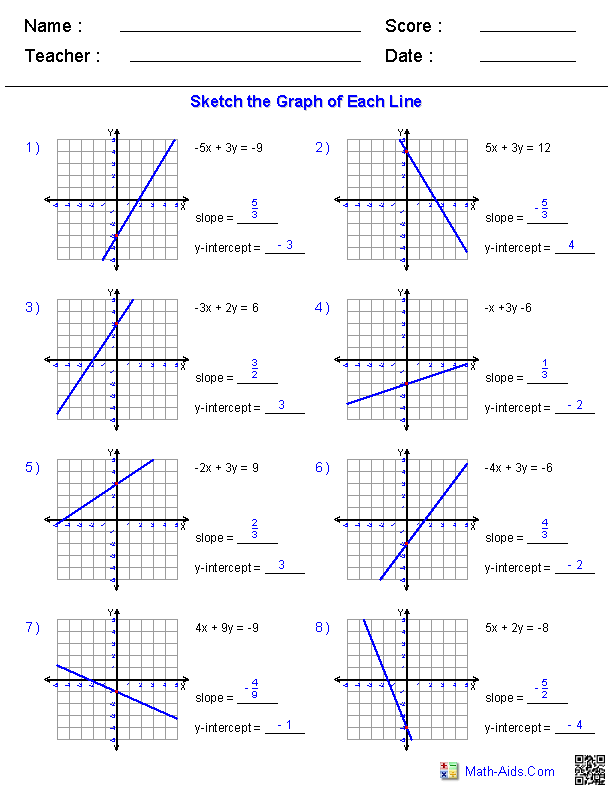 Kuta Software Infinite Algebra 1 Graphing Inequalities Answer Key