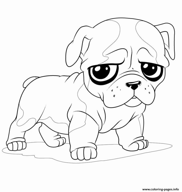 Cute Dog Coloring Pages