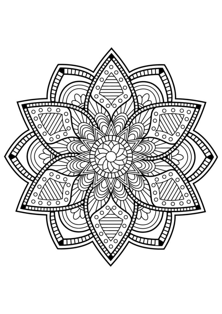 Free Mandala Coloring Pages