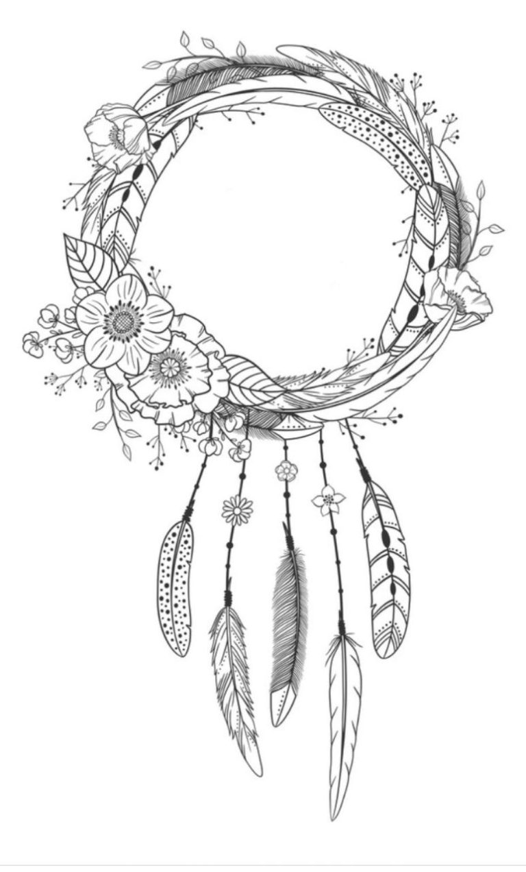 Dream Catcher Coloring Pages