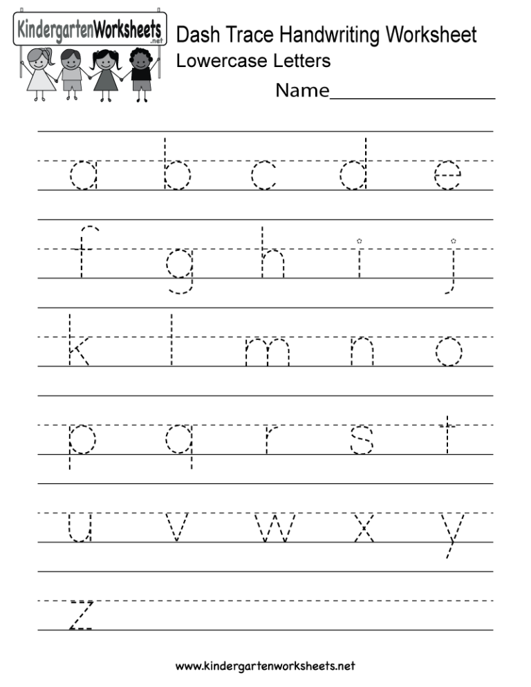 Alphabet Handwriting Worksheets