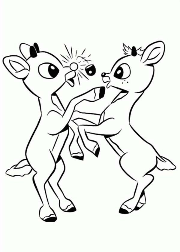 Rudolph Coloring Pages