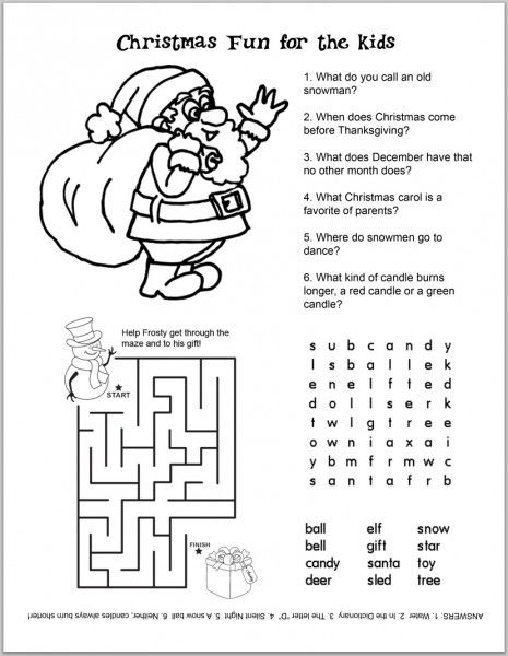 Activity Sheets