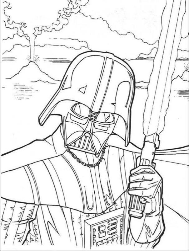 Darth Vader Coloring Page