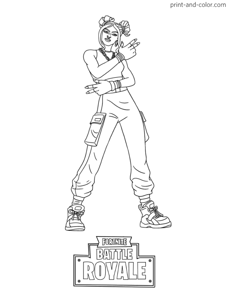 Fortnite Coloring Pages Free