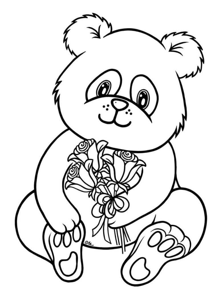 Panda Bear Coloring Pages