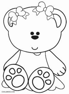 Teddy Bear Coloring Pages