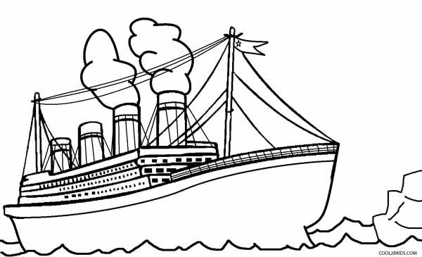 Titanic Coloring Pages