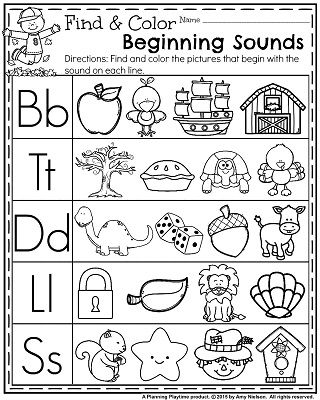 Preschool Worksheets