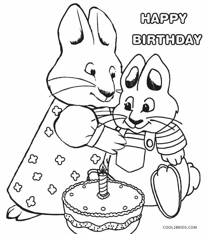 Max And Ruby Coloring Pages