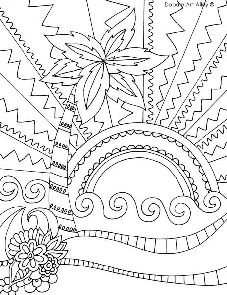 Summer Coloring Pictures