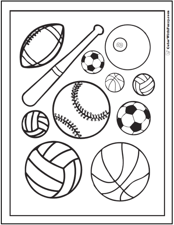 Sports Coloring Pages