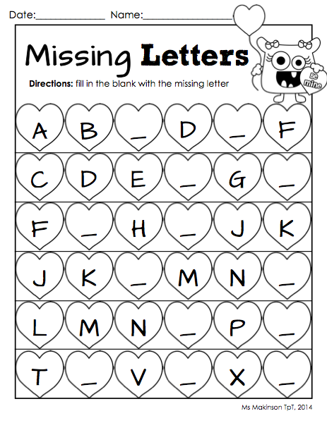 Printable Preschool Homework Packets