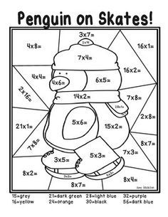 Multiplication Color By Number