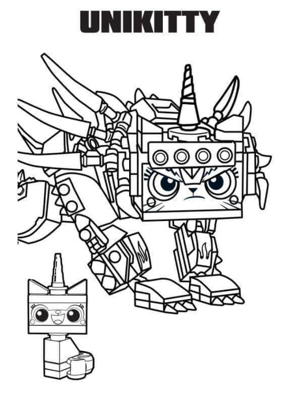 Lego Movie 2 Colouring Pages