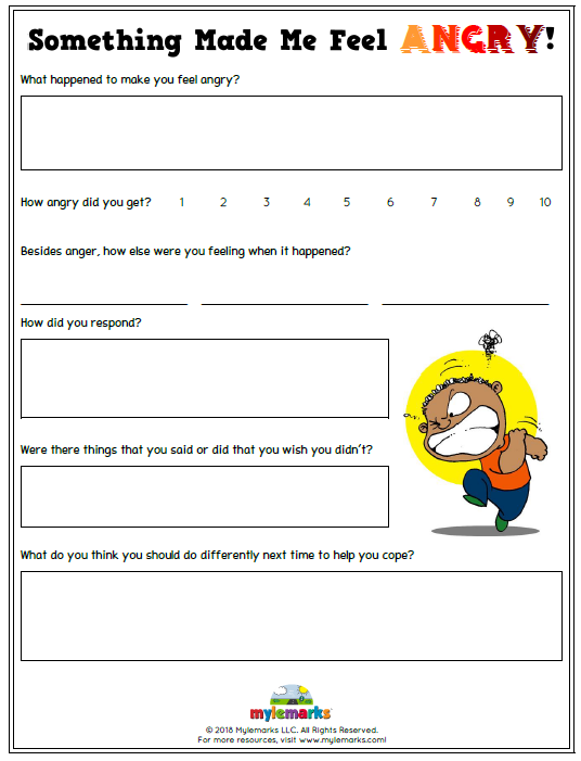 Free Therapy Worksheets For Kids