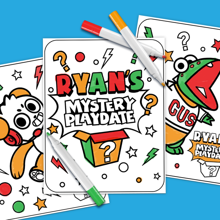 Ryan Toysreview Coloring Pages