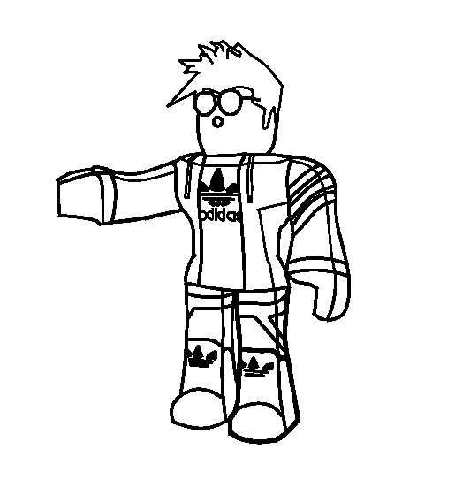 Roblox Colouring Pages