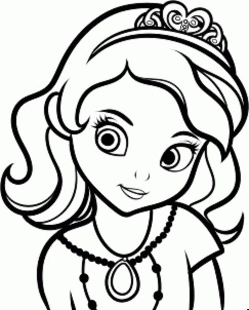 Princess Sofia Coloring Pages