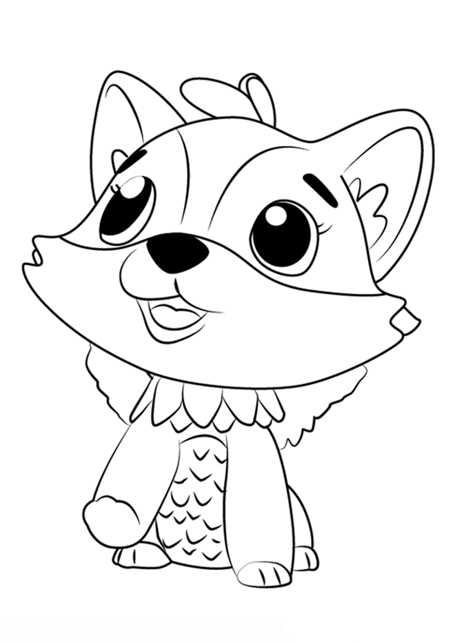 Hatchimal Coloring Pages