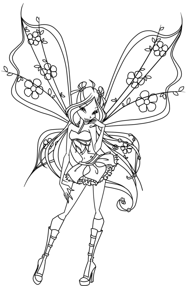 Winx Club Coloring Pages