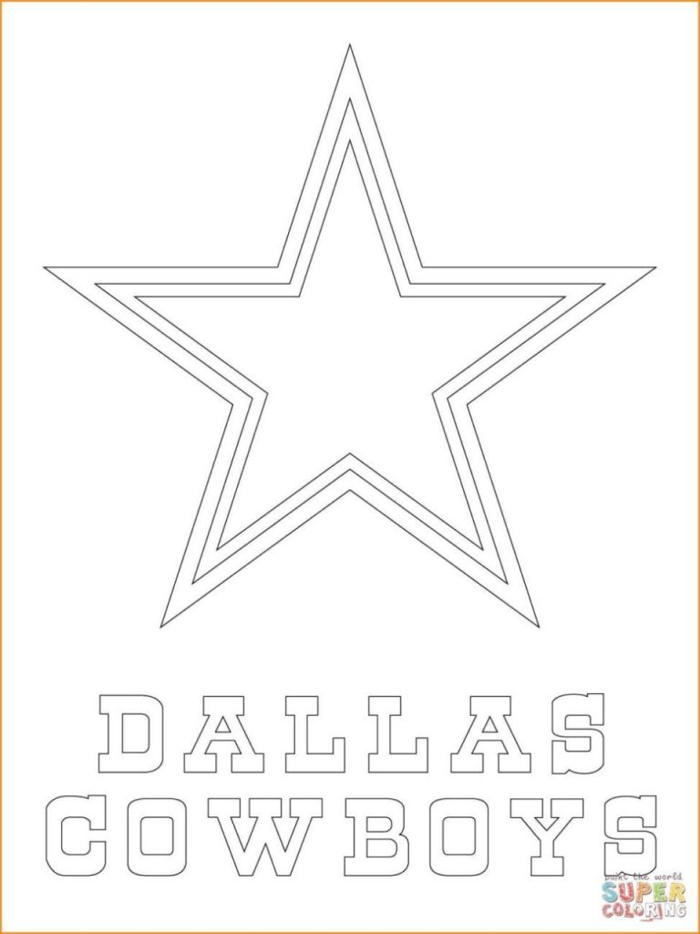 Dallas Cowboys Coloring Pages