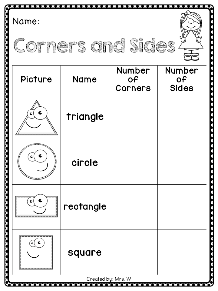 2d Shapes Worksheets