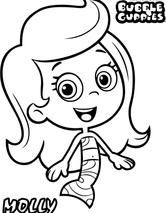 Bubble Guppies Coloring Pages